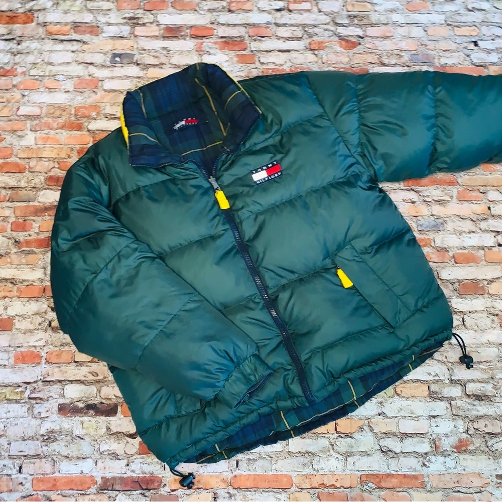 Men’s Vintage Reversible Tommy Hilfiger Down Coat